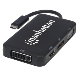 Adapter Manhattan AV USB-C na HDMI/DP/DVI/VGA 4K60Hz Manhattan