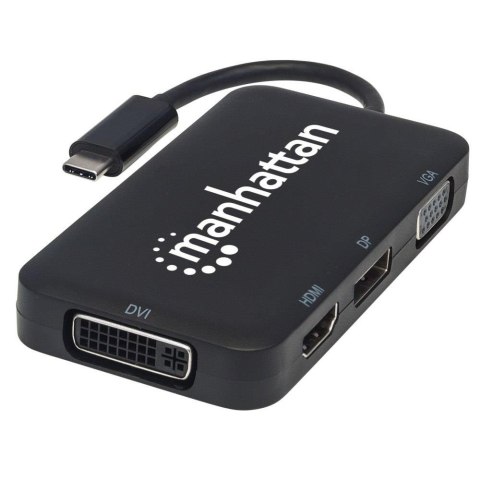 Adapter Manhattan AV USB-C na HDMI/DP/DVI/VGA 4K60Hz Manhattan Adapter Manhattan AV USB-C na HDMI/DP/DVI/VGA 4K60Hz Manhattan