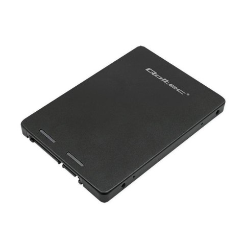 Adapter Qoltec na dysk M.2 SSD | SATA NGFF do SATA III | 2TB | Super speed 6Gb/s | Czarny Qoltec
