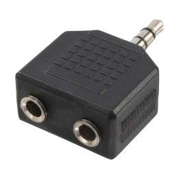 Adapter audio stereo LogiLink CA1002 3,5mm jack (M) > 2x 3,5mm jack (F) LogiLink