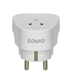Adapter podróżny Savio AP-01 gniazdo US - wtyk EU Savio