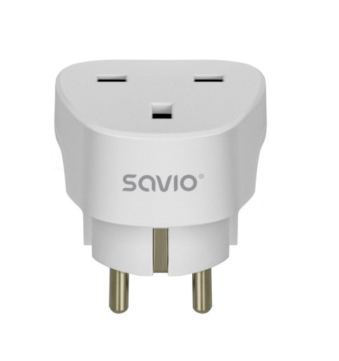 Adapter podróżny Savio AP-02 gniazdo UK - wtyk EU Savio Adapter podróżny Savio AP-02 gniazdo UK - wtyk EU Savio