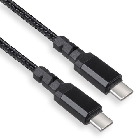 Kabel 2 x USB-C 15W Maclean MCE493 wspierający QC 3.0 przesył danych 3A czarny dł. 1m Maclean Kabel 2 x USB-C 15W Maclean MCE493 wspierający QC 3.0 przesył danych 3A czarny dł. 1m Maclean
