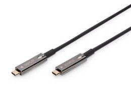 Kabel DIGITUS połączeniowy hybrydowy AOC USB 3.1 Typ C/USB Typ C 4K 60Hz 15m Digitus