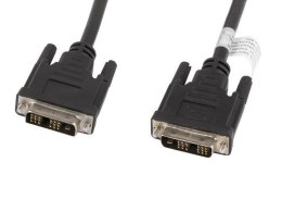Kabel DVI Lanberg DVI-D (18+1) M/M 1,8m czarny LANBERG