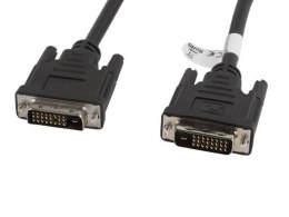Kabel DVI Lanberg DVI-D (24+1) M/M 3m czarny LANBERG