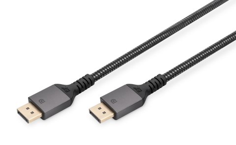Kabel DisplayPort DIGITUS PREMIUM 8K60Hz UHD DP/DP M/M czarny 1m Digitus Kabel DisplayPort DIGITUS PREMIUM 8K60Hz UHD DP/DP M/M czarny 1m Digitus
