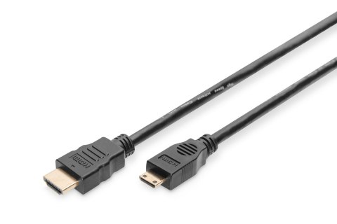 Kabel HDMI DIGITUS AK-330106-020-S HDMI C (mini)/M - HDMI A/M 2m Digitus Kabel HDMI DIGITUS AK-330106-020-S HDMI C (mini)/M - HDMI A/M 2m Digitus