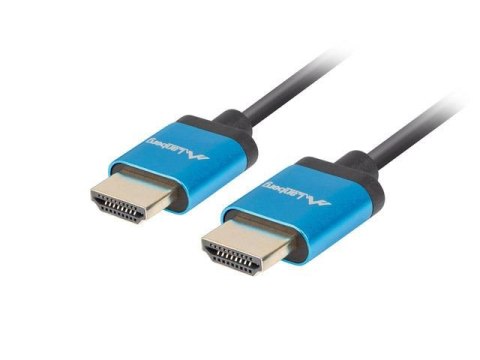 Kabel HDMI Lanberg M/M v2.0 1,8m 4K slim czarny LANBERG Kabel HDMI Lanberg M/M v2.0 1,8m 4K slim czarny LANBERG
