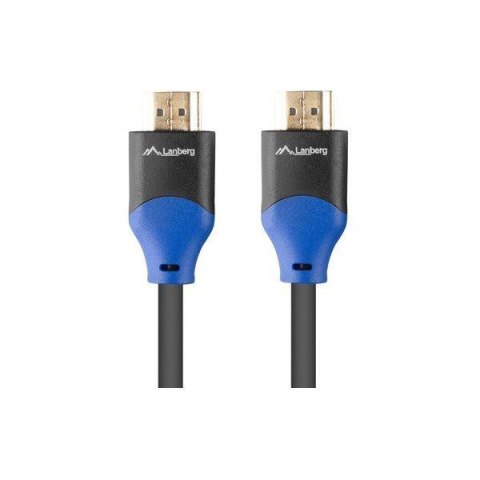 Kabel HDMI Lanberg M/M v2.0 4K pełna miedź 1m czarny Box LANBERG Kabel HDMI Lanberg M/M v2.0 4K pełna miedź 1m czarny Box LANBERG