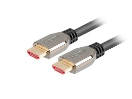 Kabel HDMI Lanberg M/M v2.1 1m 8K 60Hz czarny LANBERG
