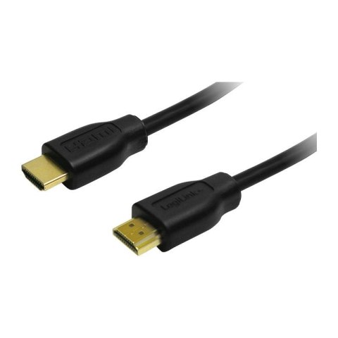 Kabel HDMI LogiLink CH0076 v1.4 GOLD, 0,2m LogiLink Kabel HDMI LogiLink CH0076 v1.4 GOLD, 0,2m LogiLink