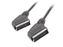 Kabel SCART Lanberg M/M 1,8m czarny LANBERG