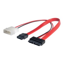 Kabel Slim SATA/SATA/MOLEX Akyga AK-CA-45 0,2m AKYGA