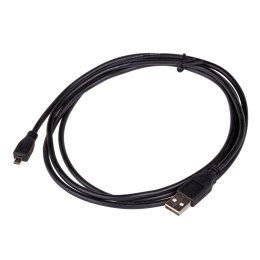 Kabel USB 2.0 Akyga AK-USB-20 USB A(M) - UC-E6 1,5m czarny AKYGA