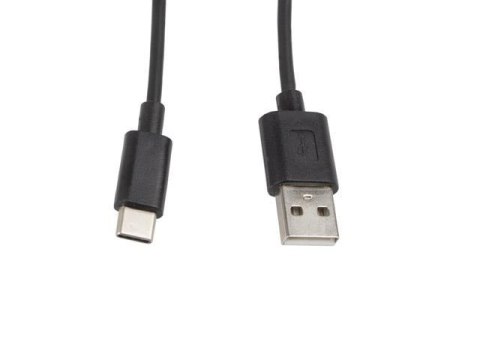 Kabel USB 2.0 Lanberg Type-C(M) - AM 1m czarny LANBERG Kabel USB 2.0 Lanberg Type-C(M) - AM 1m czarny LANBERG