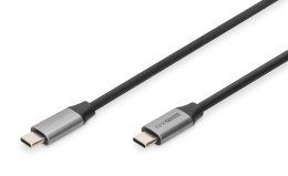Kabel USB 3.0 DIGITUS PREMIUM 60W/5Gbps Typ USB C/USB C M/M czarny 1m Digitus
