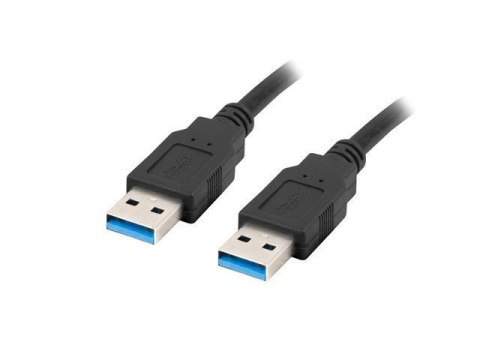 Kabel USB 3.0 Lanberg AM-AM 1m czarny LANBERG Kabel USB 3.0 Lanberg AM-AM 1m czarny LANBERG