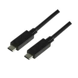 Kabel USB 3.2 Gen2x1 LogiLink CU0128 USB-C - USB-C, M/M, czarny, 0,5m LogiLink