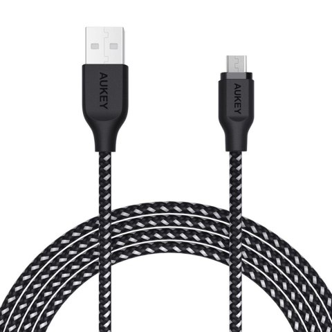 Kabel USB Aukey CB-AM2 USB-A - microUSB 2.0, QC 12W, 2m Aukey Kabel USB Aukey CB-AM2 USB-A - microUSB 2.0, QC 12W, 2m Aukey