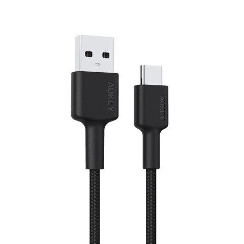Kabel USB Aukey CB-CD30 BK USB-A - USB-C, QC, 0,9 m Aukey Kabel USB Aukey CB-CD30 BK USB-A - USB-C, QC, 0,9 m Aukey