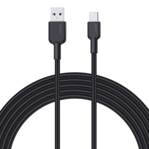 Kabel USB Aukey CB-NAC1 BK USB-A - USB-C, PD 60W, 1m, m/m Aukey Kabel USB Aukey CB-NAC1 BK USB-A - USB-C, PD 60W, 1m, m/m Aukey