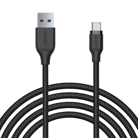 Kabel USB-C Aukey CB-AC2 BK USB-A - USB-C 5Gbps, QC 3.0, 2m Aukey Kabel USB-C Aukey CB-AC2 BK USB-A - USB-C 5Gbps, QC 3.0, 2m Aukey