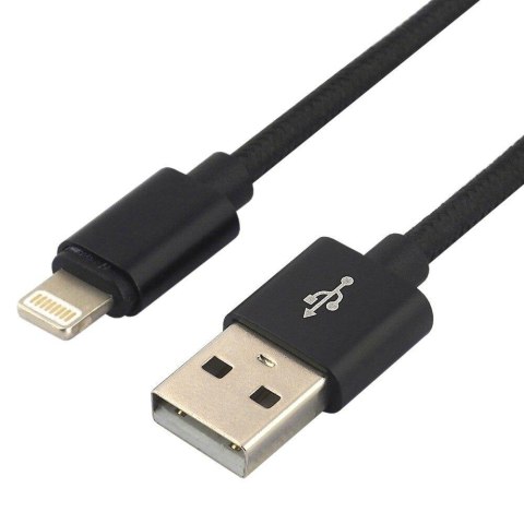 Kabel USB - Lightning everActive CBB-1IB 1m czarny Everactive Kabel USB - Lightning everActive CBB-1IB 1m czarny Everactive