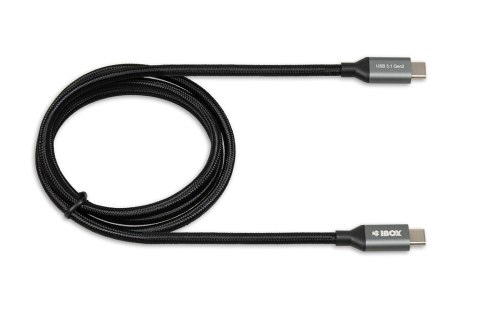 Kabel USB iBOX IKUMTC31G2 USB 3.1 gen.2, 10 Gb/s 1m IBOX Kabel USB iBOX IKUMTC31G2 USB 3.1 gen.2, 10 Gb/s 1m IBOX
