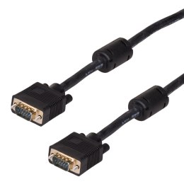 Kabel VGA Akyga AK-AV-14 15 (M)/15 (M) 5m 2 x ferryt AKYGA