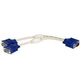 Kabel adapter Akyga AK-AD-20 VGA M - 2x VGA F 0,25m AKYGA