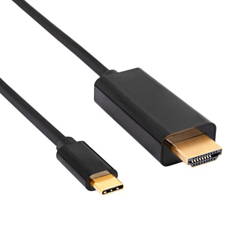 Kabel adapter Akyga AK-AV-18 USB C - HDMI 4K 1,8m AKYGA Kabel adapter Akyga AK-AV-18 USB C - HDMI 4K 1,8m AKYGA
