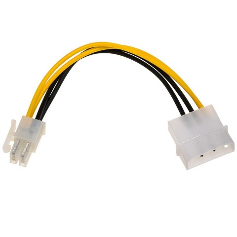 Kabel adapter Akyga AK-CA-12 Molex (M) - P4 (M) 0,15m AKYGA Kabel adapter Akyga AK-CA-12 Molex (M) - P4 (M) 0,15m AKYGA