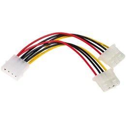 Kabel adapter Akyga AK-CA-15 Molex (M) - 2x Molex (F) 0,15m AKYGA