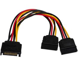 Kabel adapter Akyga AK-CA-31 SATA (M) - 2x SATA (F) 0,15m AKYGA