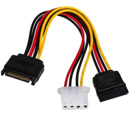 Kabel adapter Akyga AK-CA-32 SATA (M) - SATA (F) + Molex (F) 0,15m AKYGA