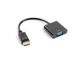 Kabel adapter Lanberg AD-0002-BK Displayport 1.1(M) -> VGA 15 Pin (F) czarny LANBERG