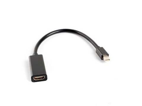 Kabel adapter Lanberg AD-0005-BK mini Displayport (M) -> HDMI (F) czarny LANBERG Kabel adapter Lanberg AD-0005-BK mini Displayport (M) -> HDMI (F) czarny LANBERG