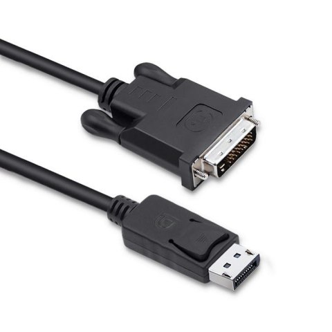 Kabel adapter Qoltec DisplayPort | DVI (24+1) męski | 1.8m Qoltec