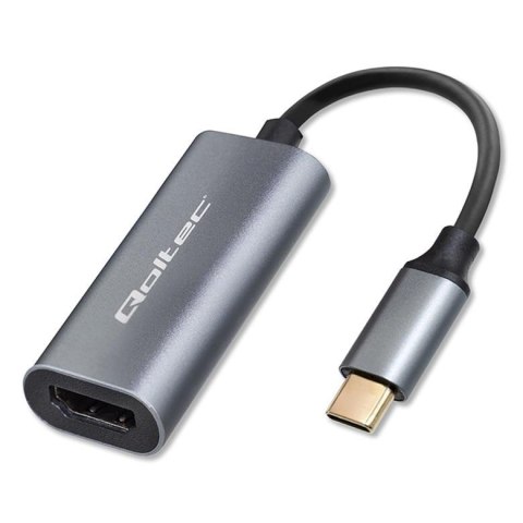 Kabel adapter Qoltec USB-C na HDMI 4K | 60Hz | 32AWG 0,17m Qoltec
