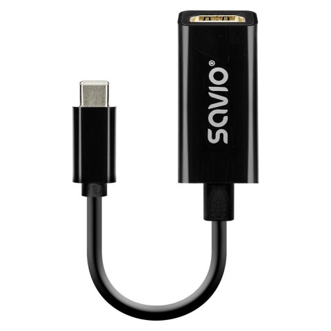Kabel adapter Savio AK-79 USB-C (M) - HDMI (F) 30Hz, plastik Savio Kabel adapter Savio AK-79 USB-C (M) - HDMI (F) 30Hz, plastik Savio