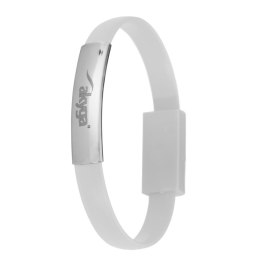 Kabel adapter USB 2.0 Akyga AK-AD-34 USB A/F - micro USB B/M 0,23m biały AKYGA