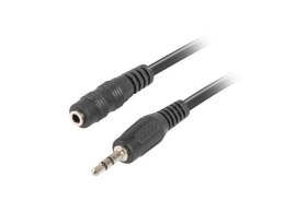 Kabel audio Lanberg stereo minijack - minijack M/F 3m LANBERG
