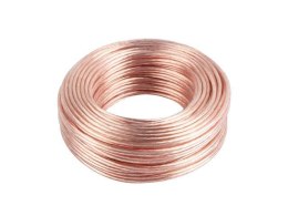 Kabel głośnikowy Lanberg 2x1.5mm2 25m przezroczysty LANBERG