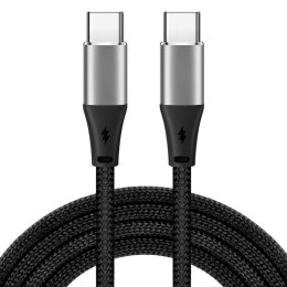 Kabel iBOX IKUTC1B USB-C 60W 1m Black IBOX