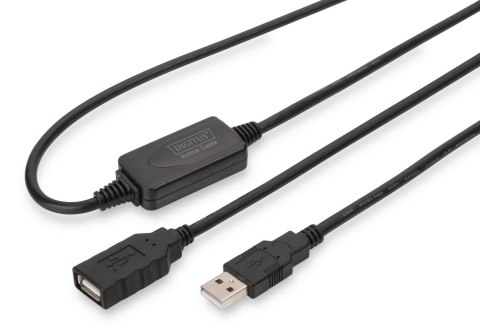 Kabel przedłużający aktywny DIGITUS DA-73100-1 USB 2.0 10m Digitus Kabel przedłużający aktywny DIGITUS DA-73100-1 USB 2.0 10m Digitus