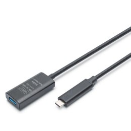 Kabel przedłużający aktywny DIGITUS DA-73113, USB 3.2 Gen2, 10Gbps, USB-C - USB-A, 5m Digitus