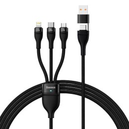 Kabel przewód USB-C 3w1 - USB-C, micro USB, Lightning 120cm Baseus CASS030101 Baseus