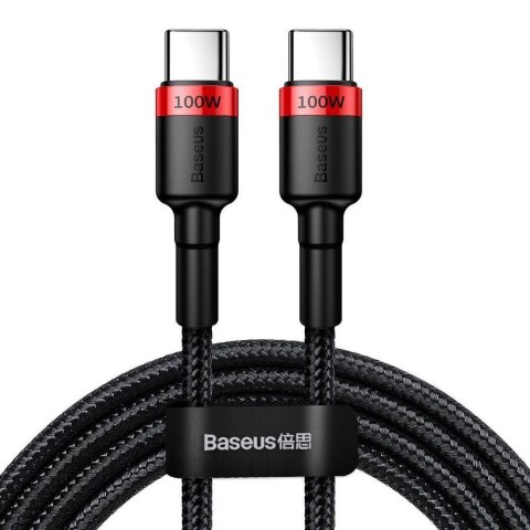 Kabel przewód USB-C PD 2.0 200cm Baseus Cafule CATKLF-AL91 Quick Charge 3.0 5A z obsługą szybkiego ładowania 100W Baseus Kabel przewód USB-C PD 2.0 200cm Baseus Cafule CATKLF-AL91 Quick Charge 3.0 5A z obsługą szybkiego ładowania 100W Baseus