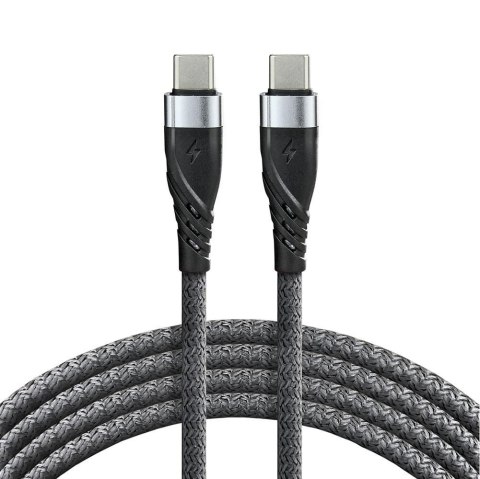 Kabel przewód USB-C PD 200cm everActive CBB-2PDG Power Delivery 3A z obsługą szybkiego ładowania 60W Everactive Kabel przewód USB-C PD 200cm everActive CBB-2PDG Power Delivery 3A z obsługą szybkiego ładowania 60W Everactive